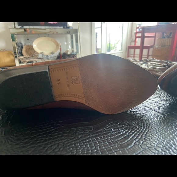 Vintage Italian Leather Cowboy Boots - Made in Italy - Picture 14 of 15